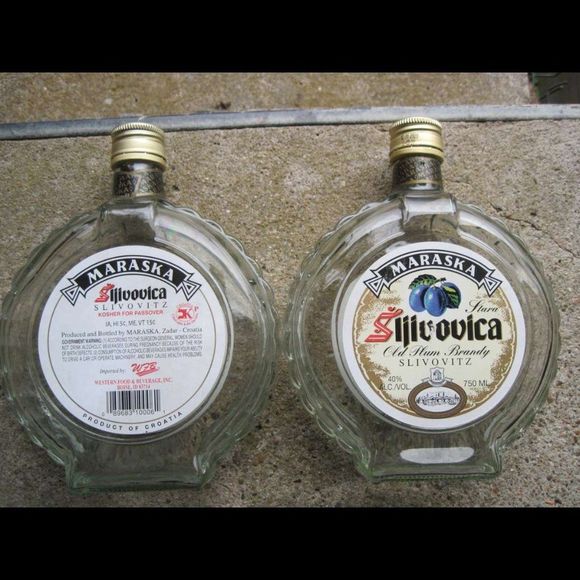 Empty 750ml Maraska Stara Sljivovica Slivovitz Croatia Kosher Old Plum Brandy - Picture 1 of 16